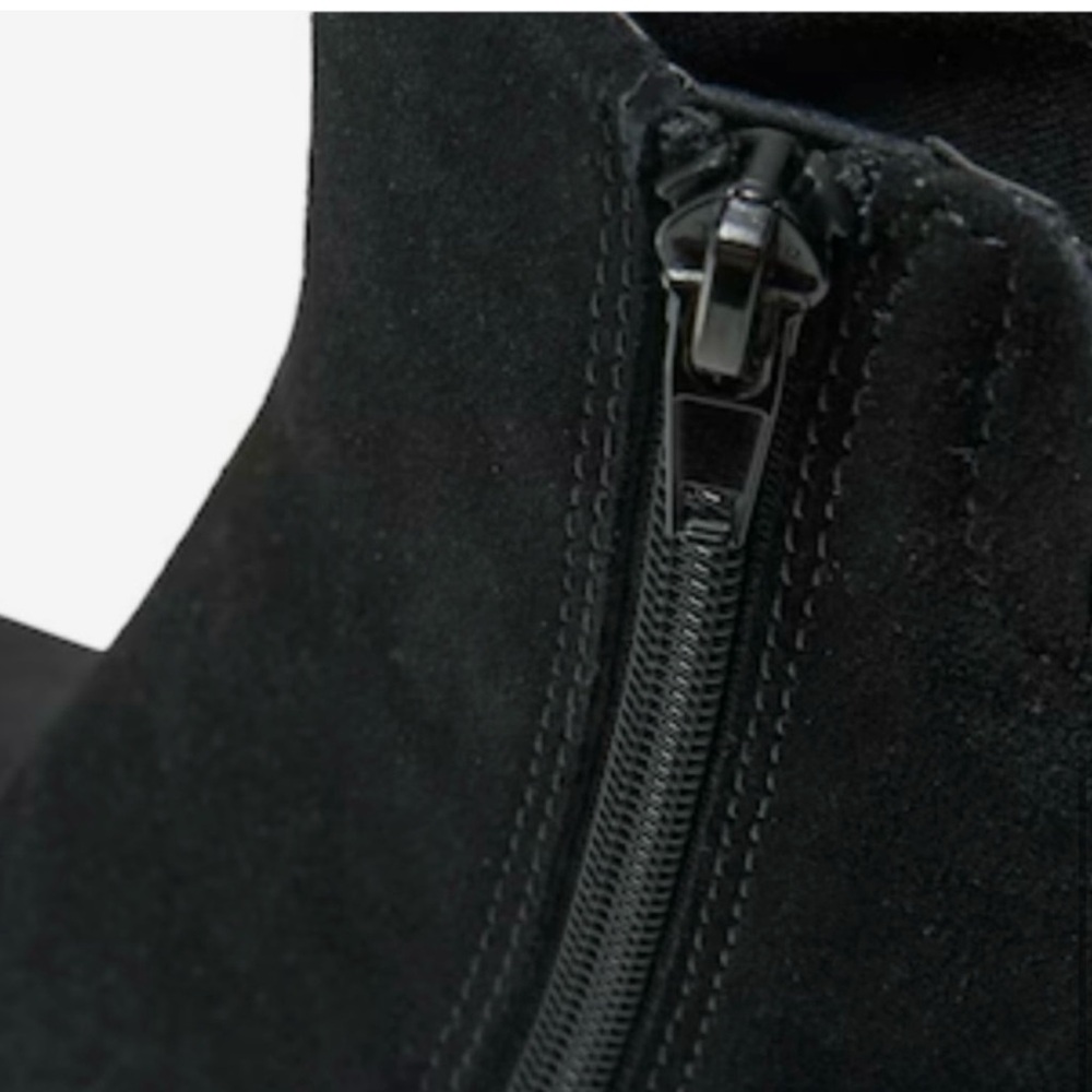 NEW Dolce Vita Ulysses Black Heeled Ankle Boots 8.5 - Picture 4 of 12